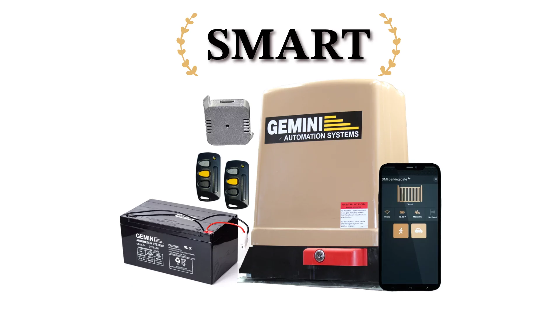 Gemini 24 V Complex Smart gate motor