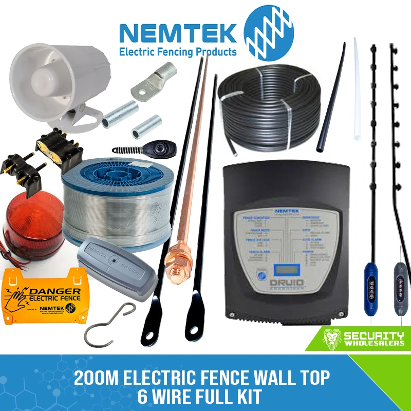 200m electric fence installation kit